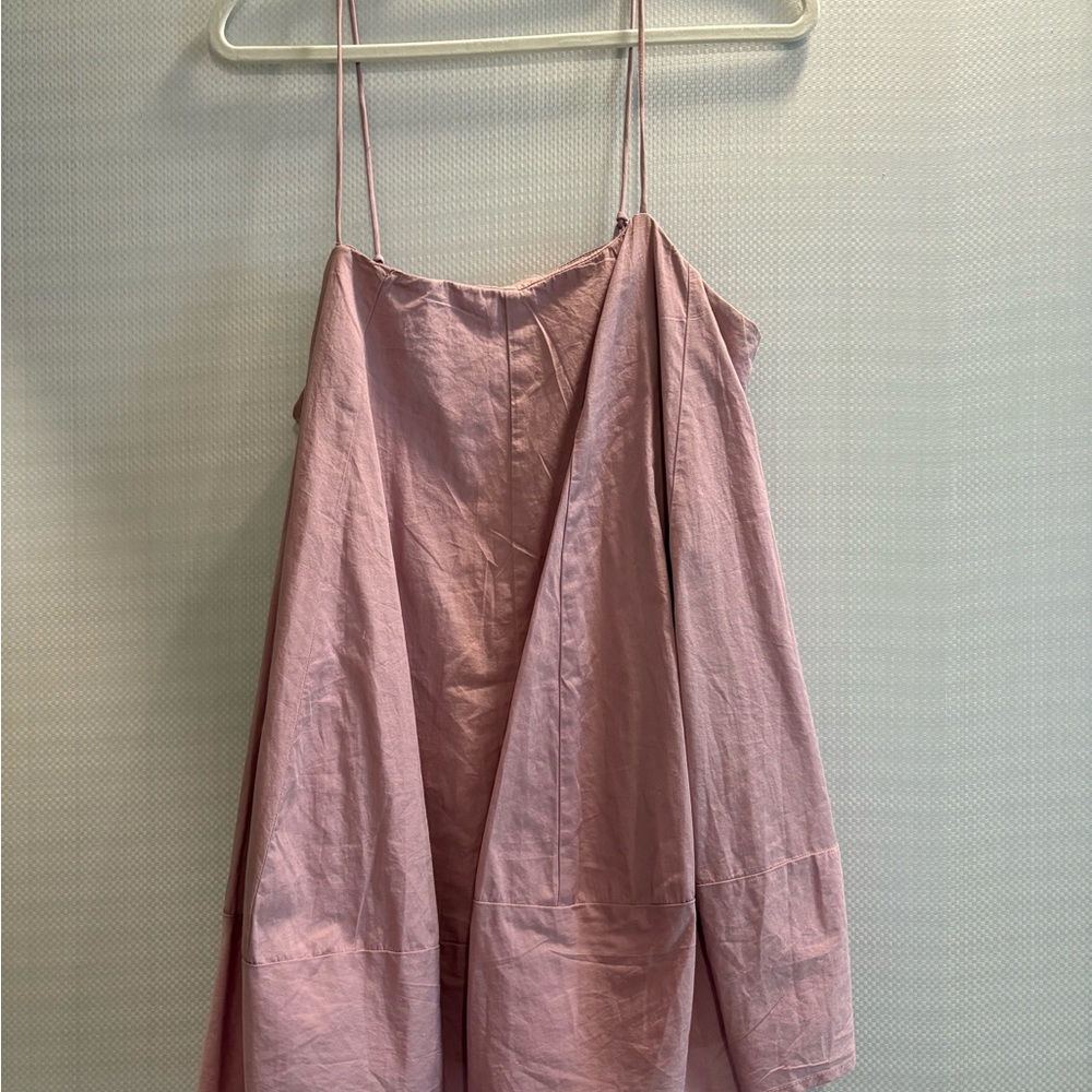 Pink Spaghetti Strap Dress